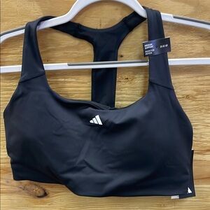 Adidas Black Racerback Sports Bra